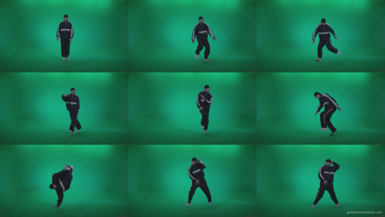 B-Boy-Break-Dance-b13 Green Screen Stock