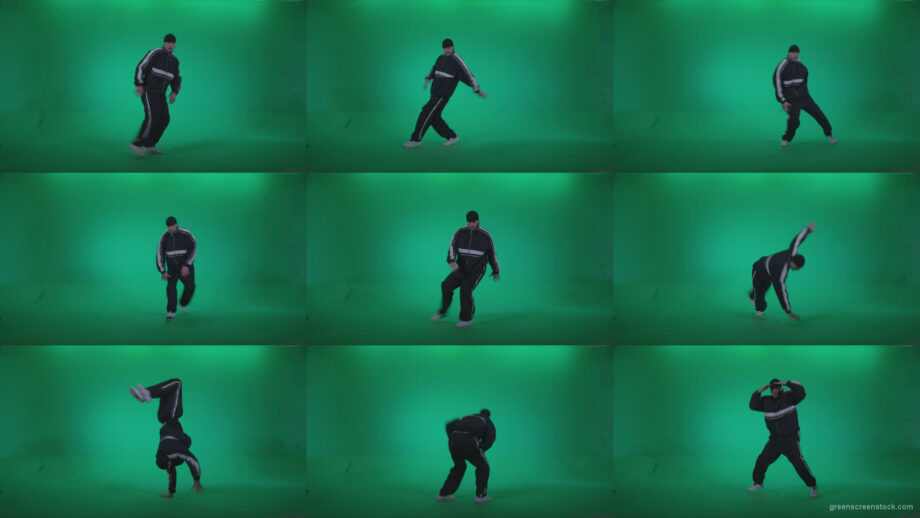 B-Boy-Break-Dance-b14 Green Screen Stock