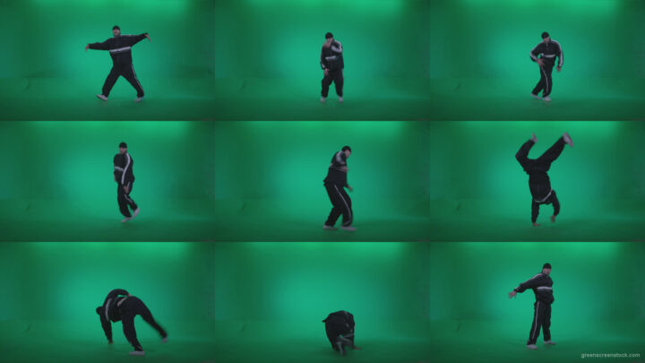 B-Boy-Break-Dance-b15 Green Screen Stock