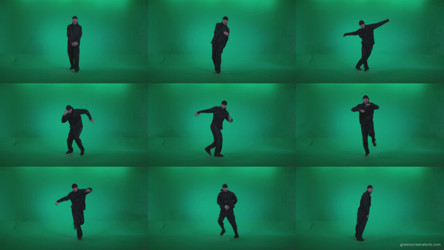 B-Boy-Break-Dance-b2 Green Screen Stock
