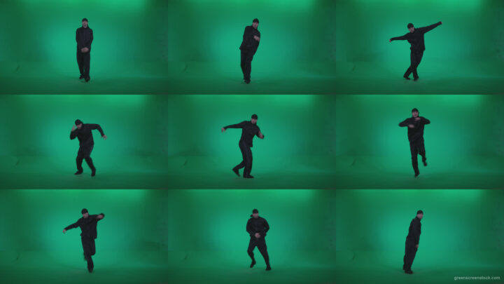 B-Boy-Break-Dance-b2 Green Screen Stock