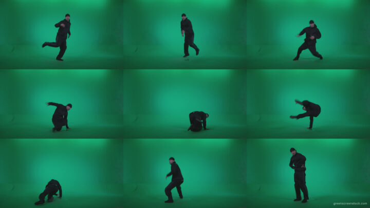 B-Boy-Break-Dance-b3 Green Screen Stock