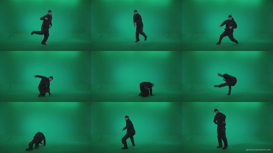 B-Boy-Break-Dance-b3 Green Screen Stock