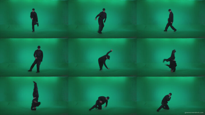 B-Boy-Break-Dance-b5 Green Screen Stock