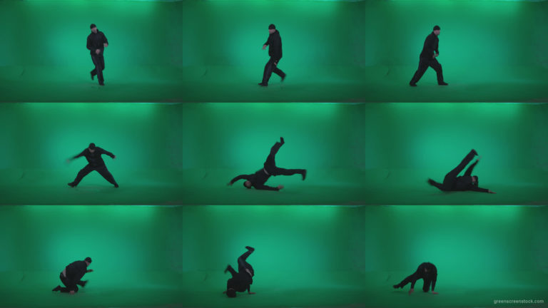 B-Boy-Break-Dance-b7 Green Screen Stock