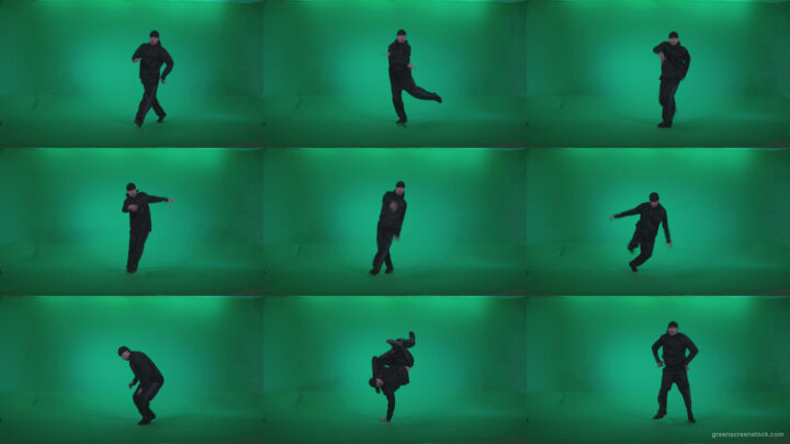 B-Boy-Break-Dance-b9 Green Screen Stock
