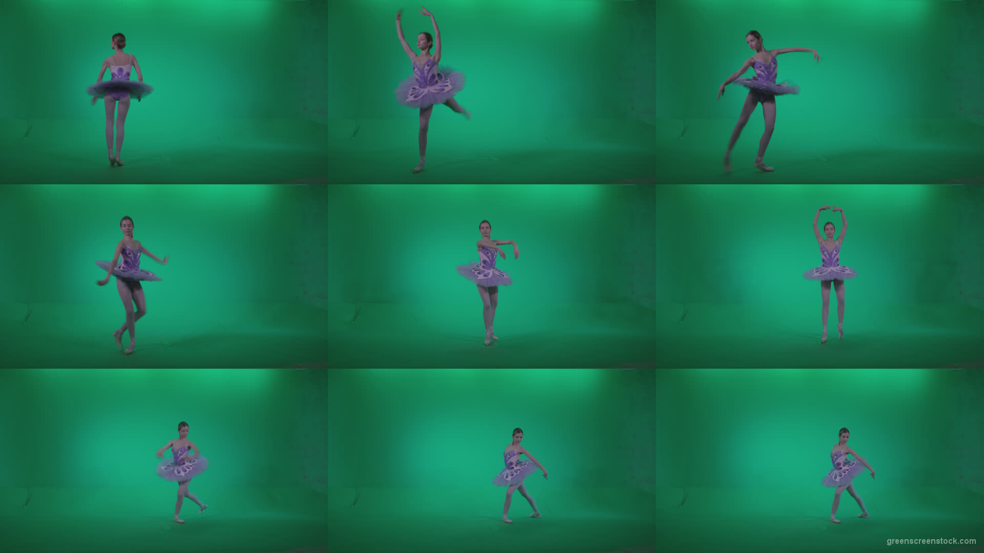 Ballet-Purple-Costume-p10-Green-Screen-Video-Footage Green Screen Stock