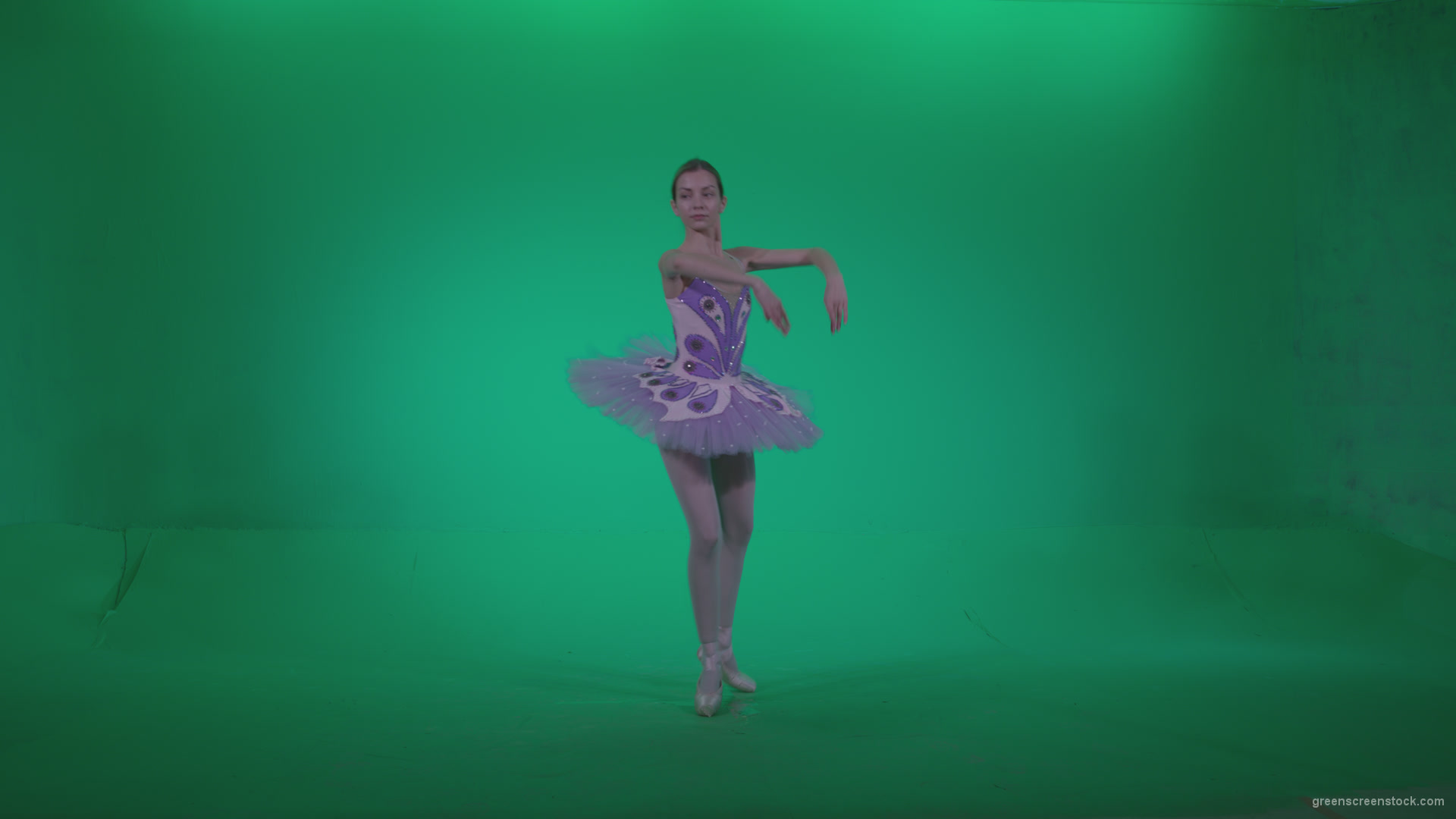 Ballet-Purple-Costume-p10-Green-Screen-Video-Footage_005 Green Screen Stock