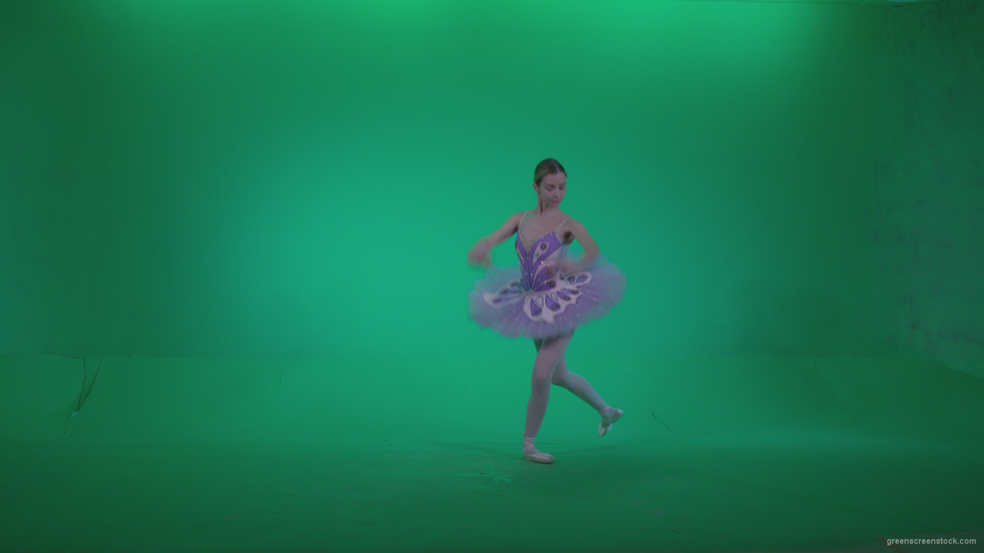 Ballet-Purple-Costume-p10-Green-Screen-Video-Footage_007 Green Screen Stock