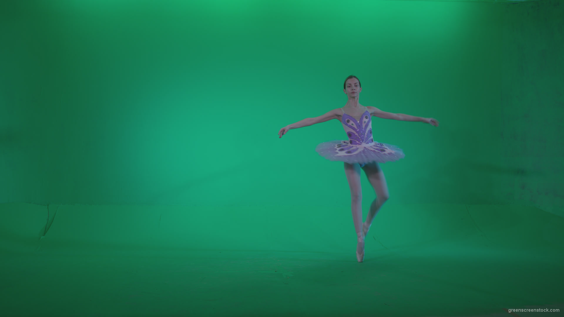 Ballet-Purple-Costume-p13-Green-Screen-Video-Footage_002 Green Screen Stock
