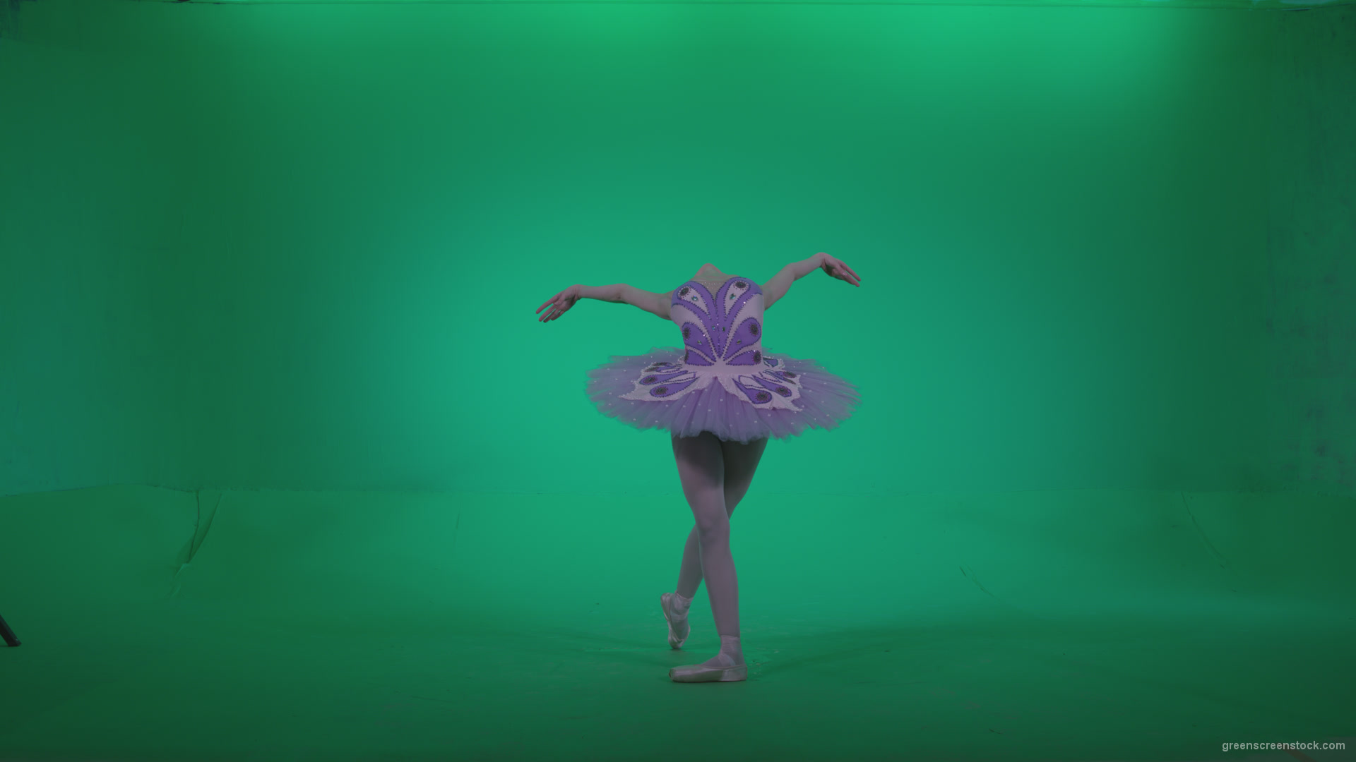 Ballet-Purple-Costume-p15-Green-Screen-Video-Footage_004 Green Screen Stock