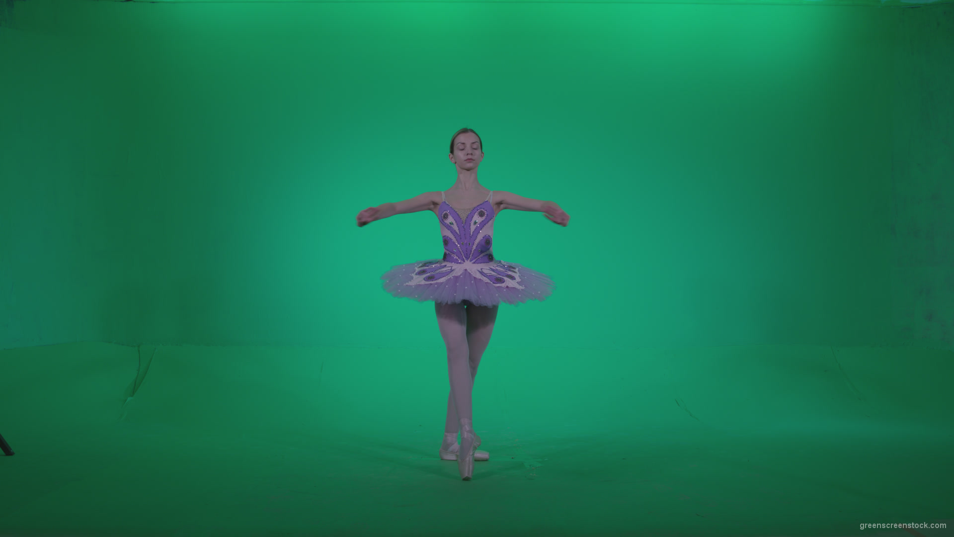 Ballet-Purple-Costume-p15-Green-Screen-Video-Footage_007 Green Screen Stock