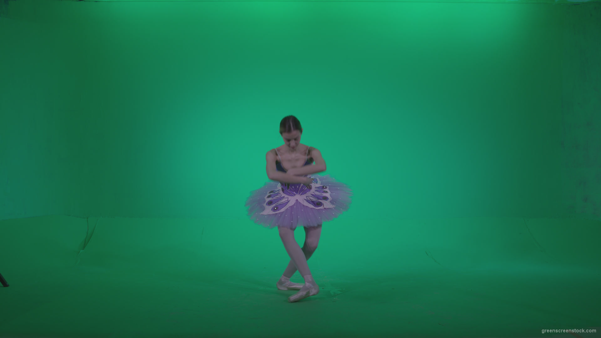 Ballet-Purple-Costume-p15-Green-Screen-Video-Footage_009 Green Screen Stock