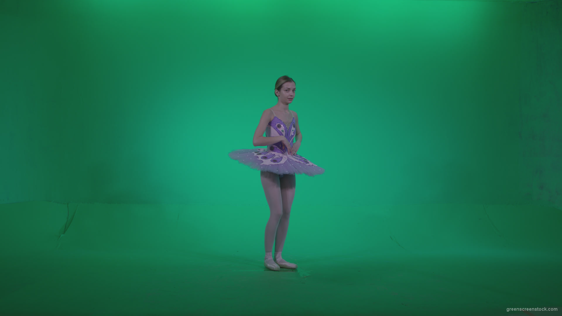Ballet-Purple-Costume-p1_001 Green Screen Stock