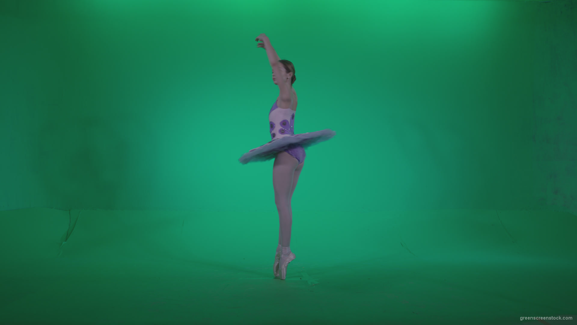 Ballet-Purple-Costume-p1_002 Green Screen Stock