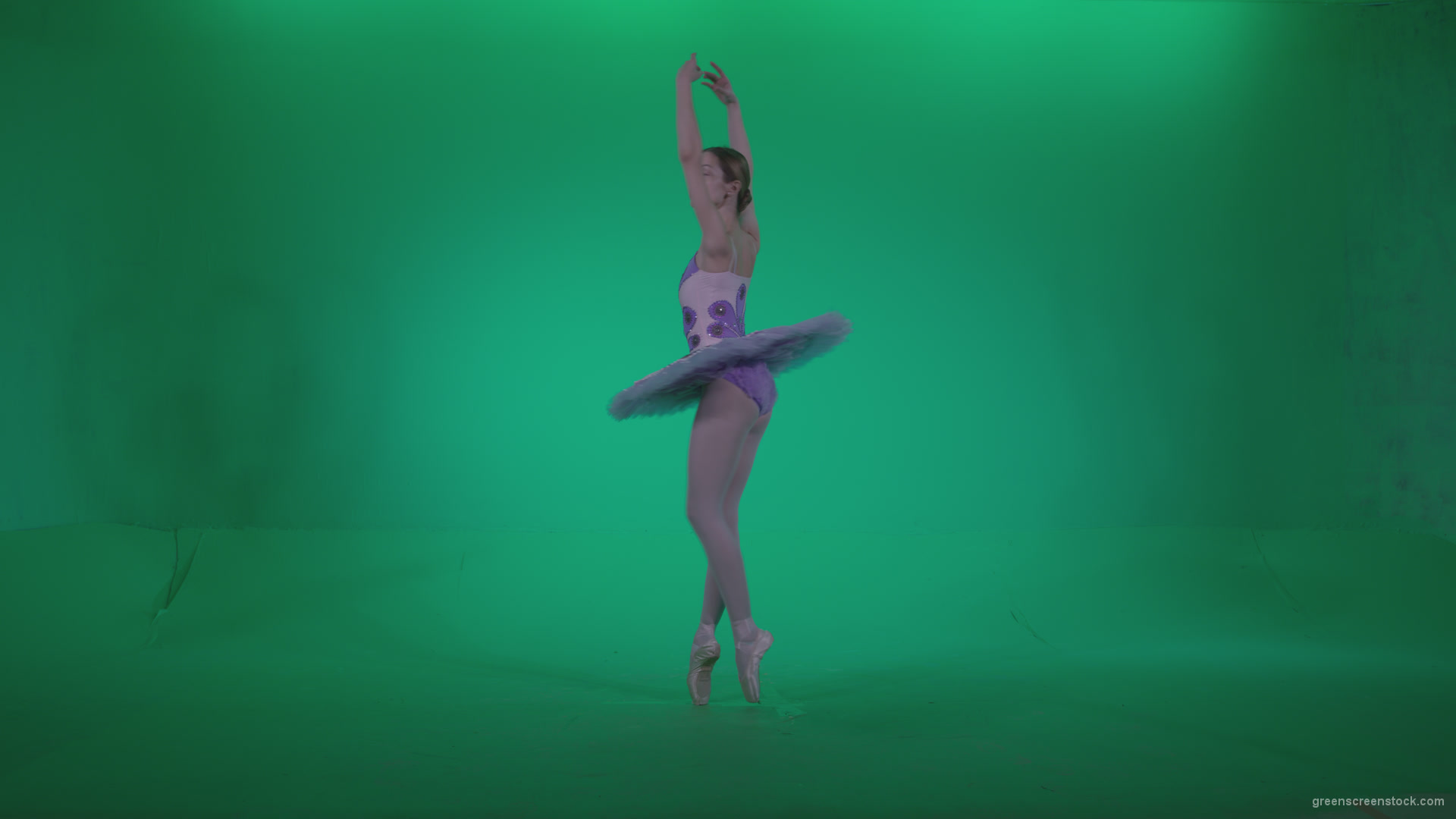 Ballet-Purple-Costume-p1_004 Green Screen Stock