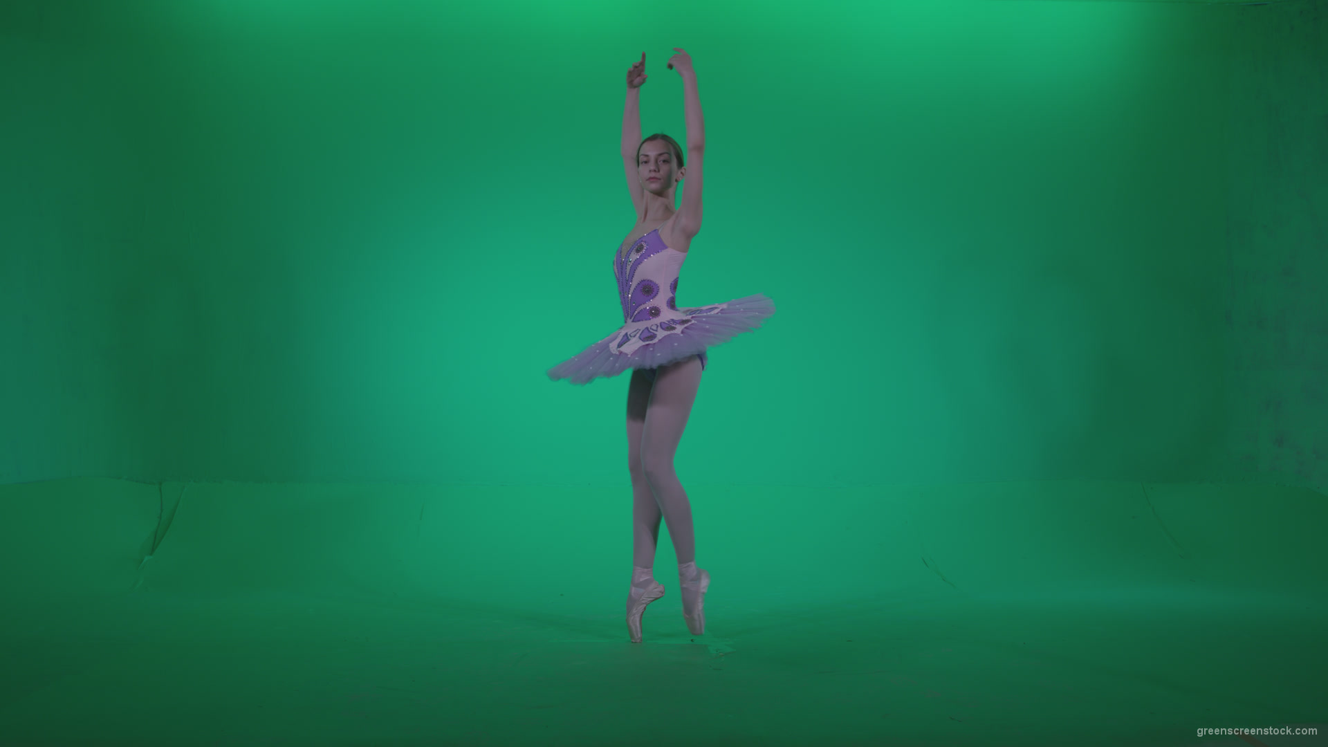 Ballet-Purple-Costume-p1_005 Green Screen Stock