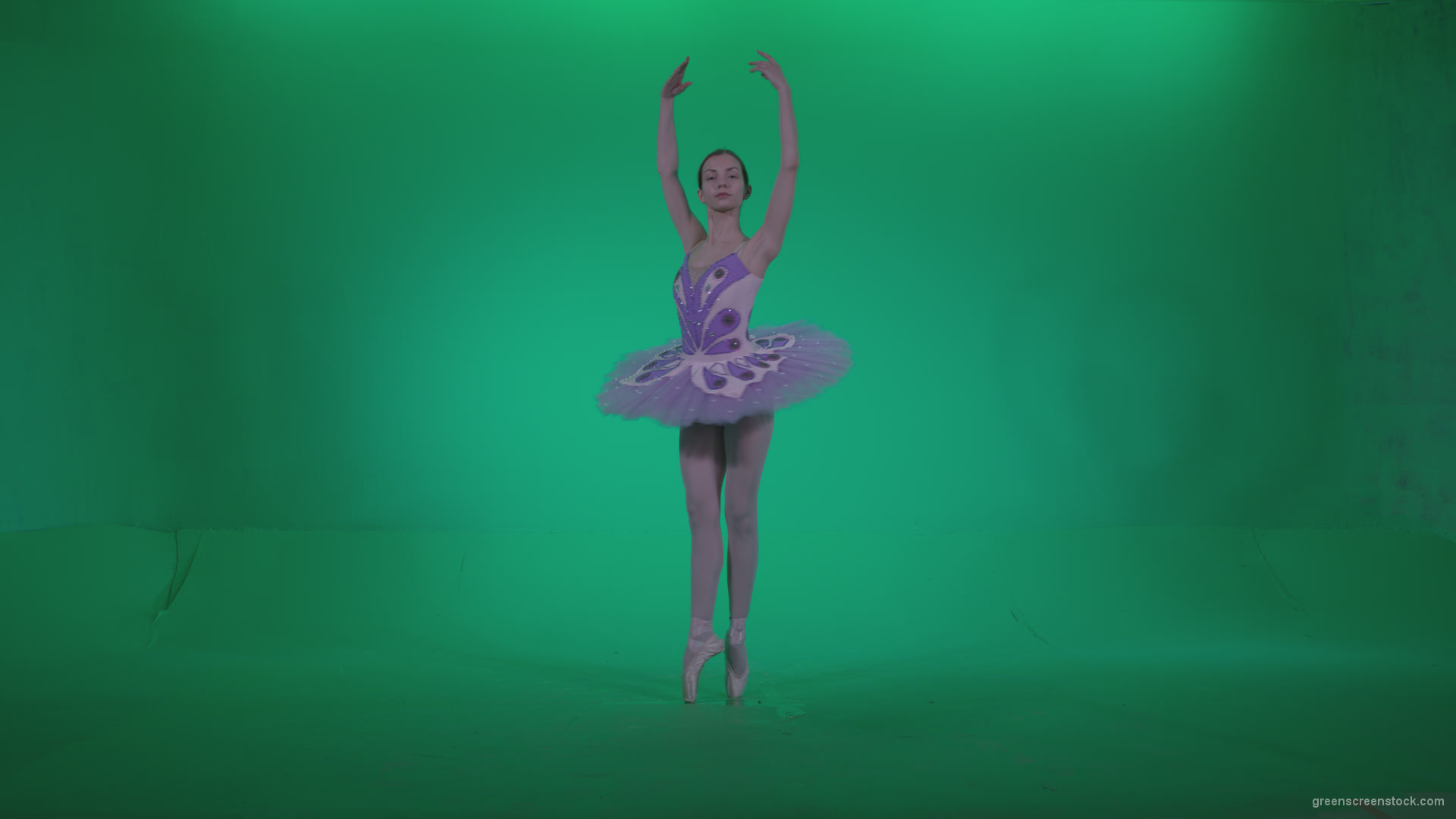 Ballet-Purple-Costume-p1_006 Green Screen Stock