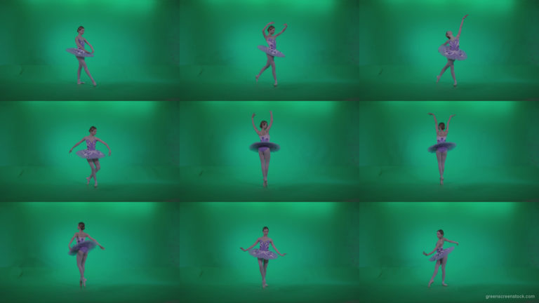 Ballet-Purple-Costume-p2 Green Screen Stock