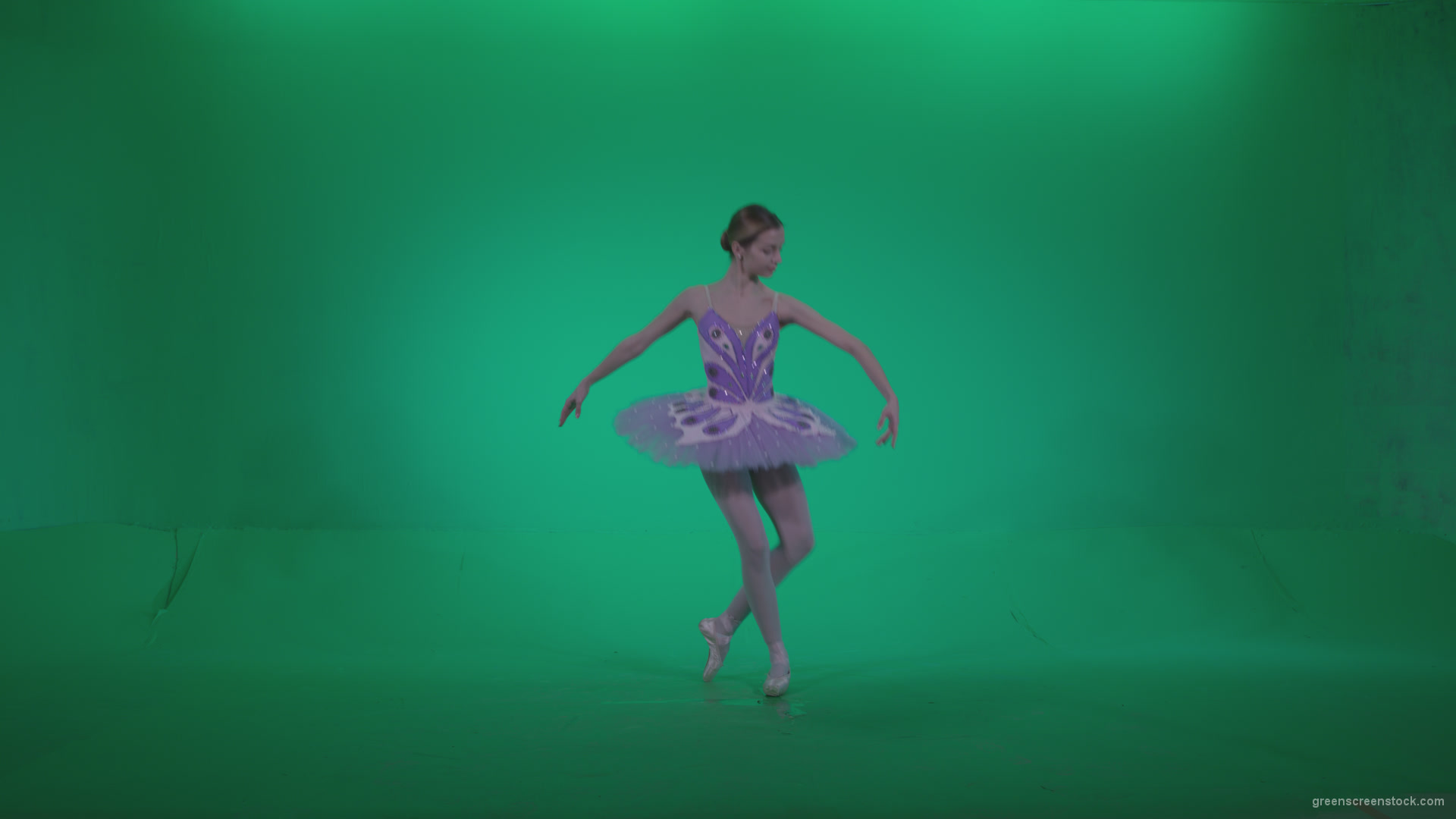 Ballet-Purple-Costume-p2_004 Green Screen Stock