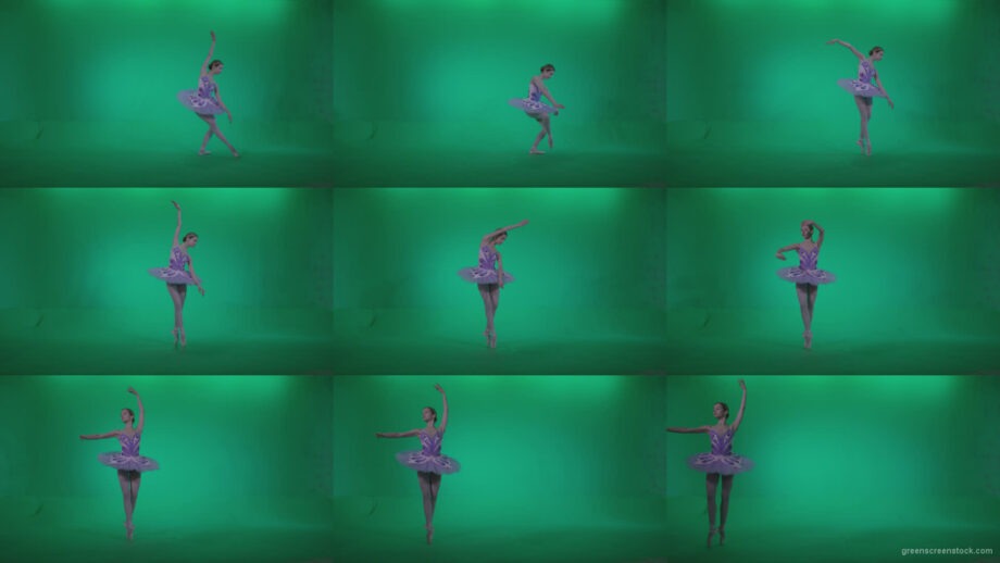Ballet-Purple-Costume-p3 Green Screen Stock