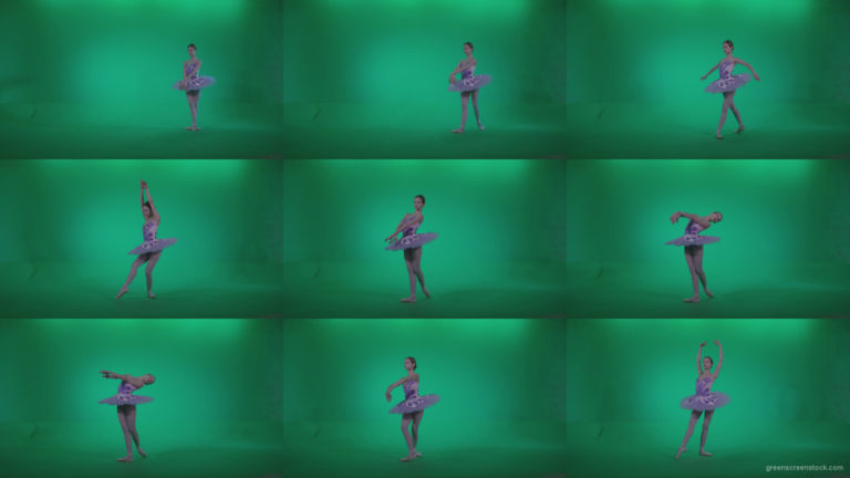 Ballet-Purple-Costume-p4 Green Screen Stock