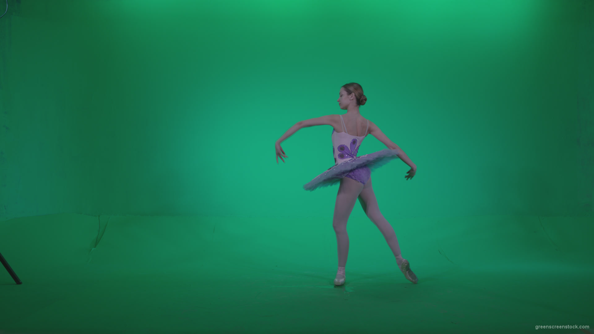 Ballet-Purple-Costume-p6-Green-Screen-Video-Footage_007 Green Screen Stock