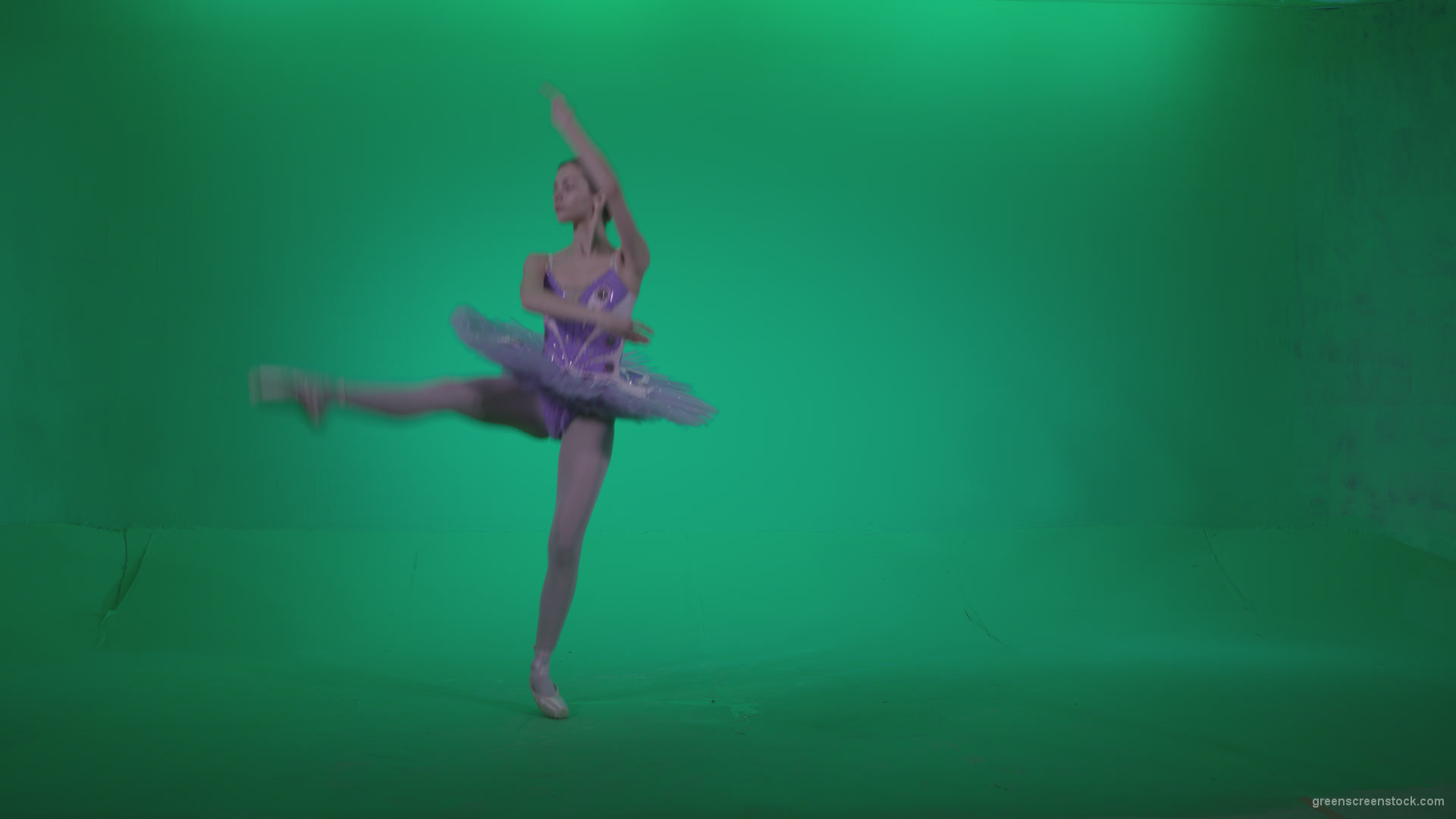 Ballet-Purple-Costume-p9-Green-Screen-Video-Footage_004 Green Screen Stock