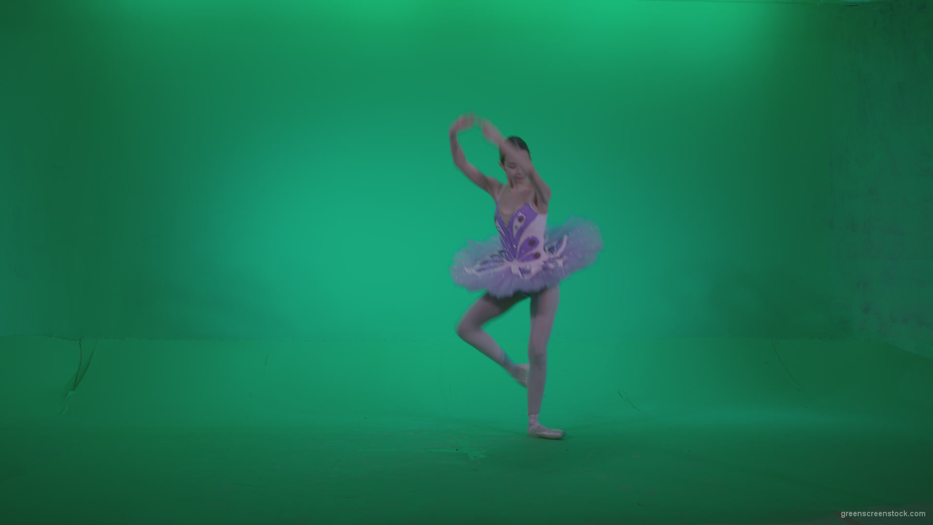 Ballet-Purple-Costume-p9-Green-Screen-Video-Footage_008 Green Screen Stock