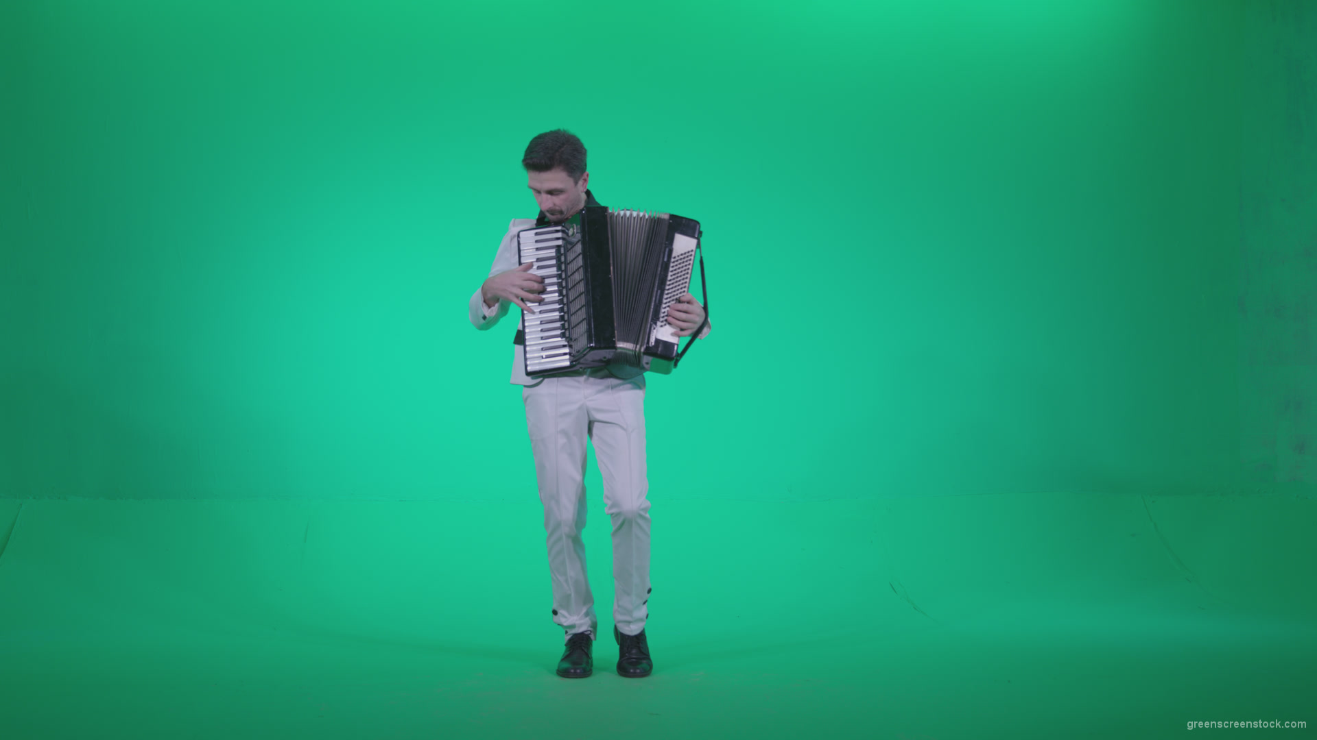 Black-Accordion-Virtuoso-performs-ba10-Green-Screen-Video-Footage_001 Green Screen Stock
