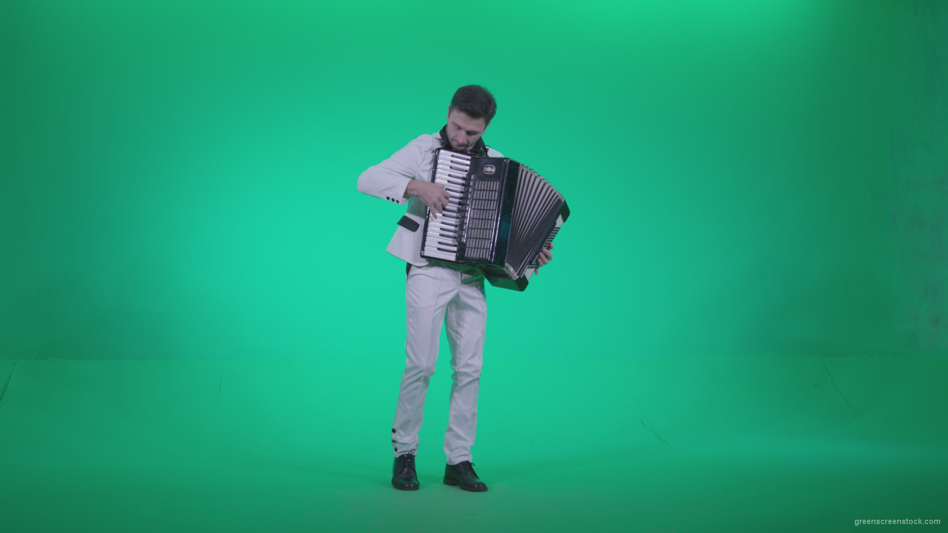 Black-Accordion-Virtuoso-performs-ba10-Green-Screen-Video-Footage_004 Green Screen Stock