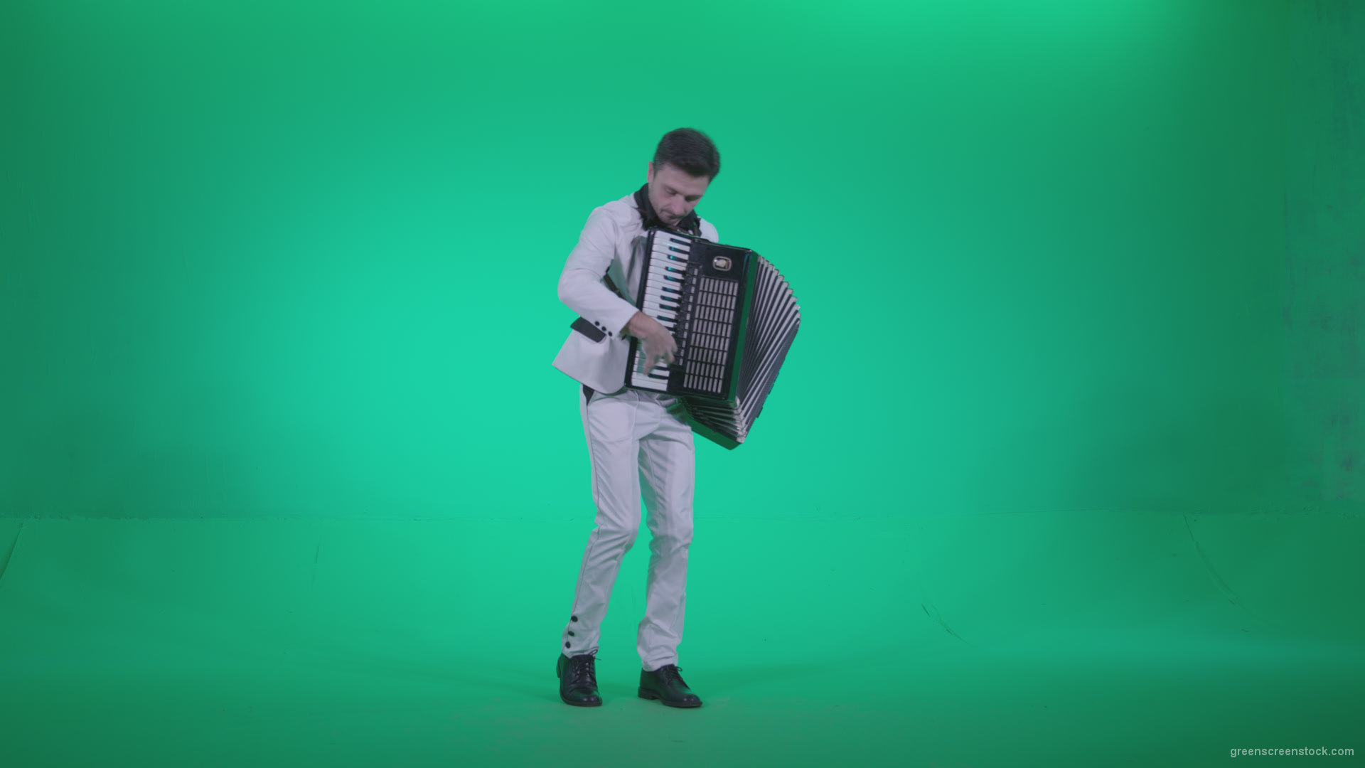 Black-Accordion-Virtuoso-performs-ba10-Green-Screen-Video-Footage_005 Green Screen Stock