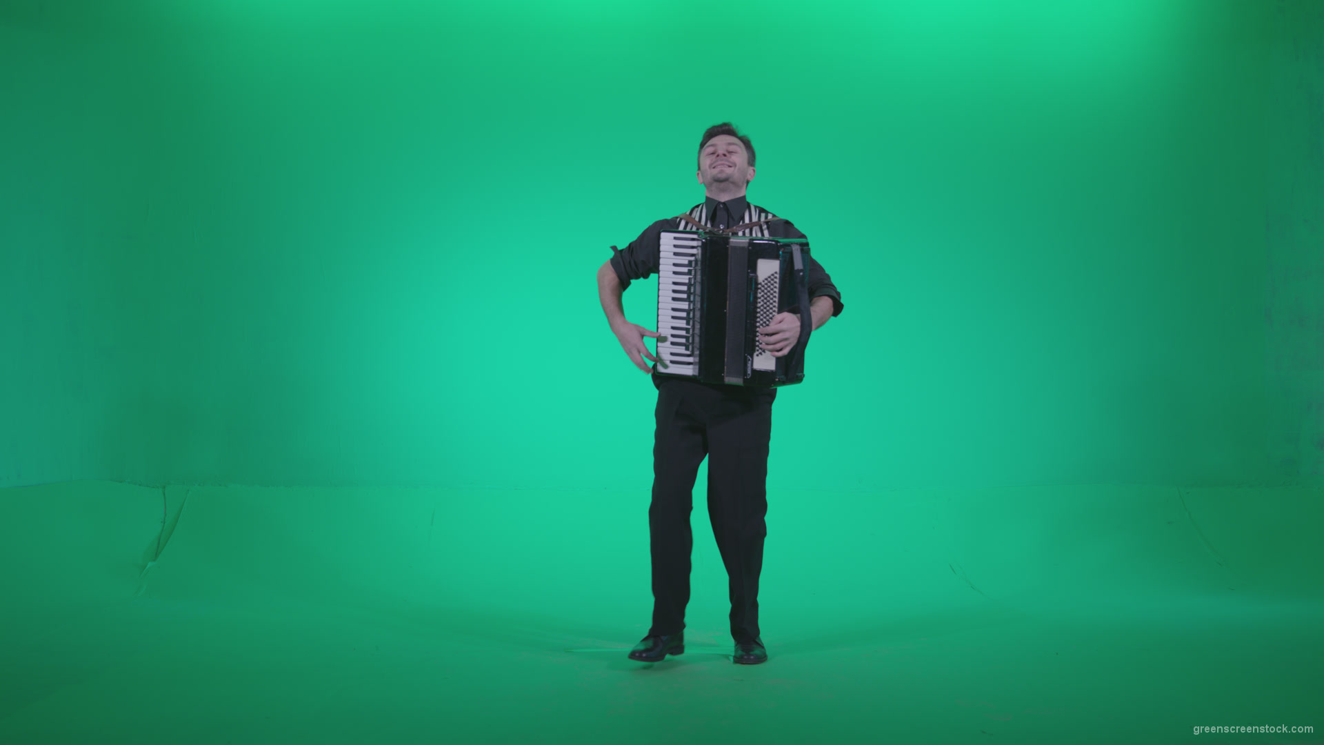 Black-Accordion-Virtuoso-performs-ba12-Green-Screen-Video-Footage_004 Green Screen Stock