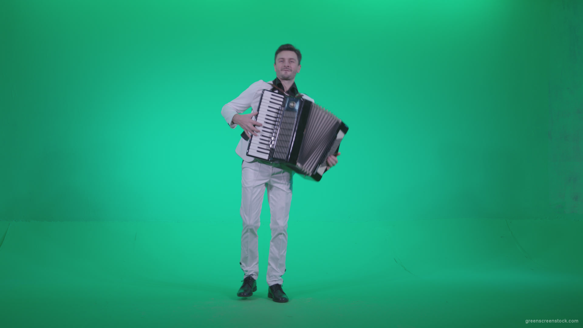Black-Accordion-Virtuoso-performs-ba9-Green-Screen-Video-Footage_005 Green Screen Stock