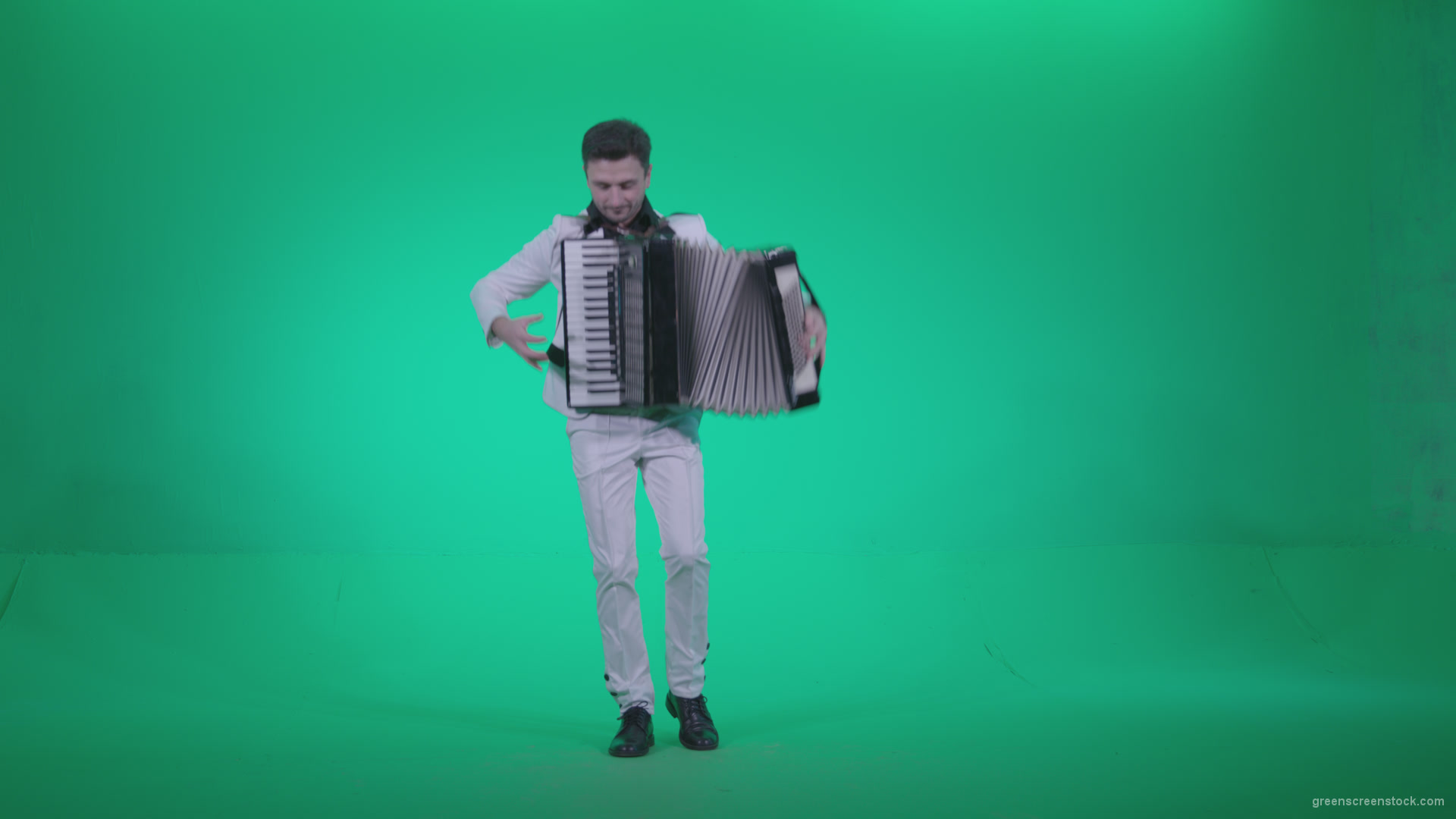 Black-Accordion-Virtuoso-performs-ba9-Green-Screen-Video-Footage_009 Green Screen Stock