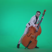 vj video background Contrabass-Jazz-Performer-j11-Green-Screen-Video-Footage_003