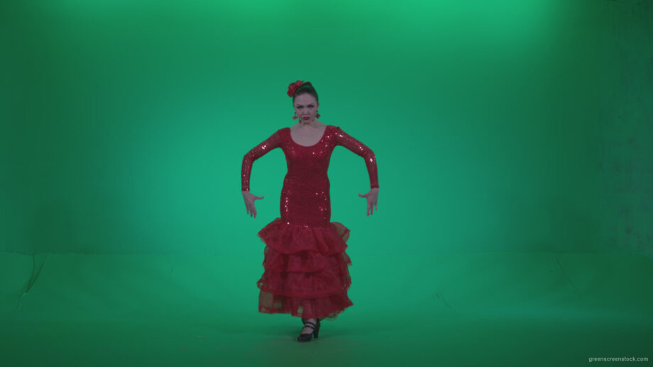 vj video background Flamenco-Red-Dress-rd3_003