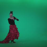 Flamenco-Red-and-Black-Dress-rb11-Green-Screen-Video-Footage_005 Green Screen Stock