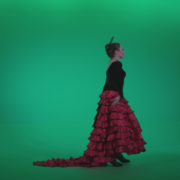 Flamenco-Red-and-Black-Dress-rb11-Green-Screen-Video-Footage_008 Green Screen Stock