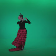 vj video background Flamenco-Red-and-Black-Dress-rb12-Green-Screen-Video-Footage_003