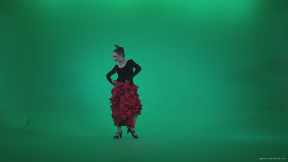 vj video background Flamenco-Red-and-Black-Dress-rb2_003