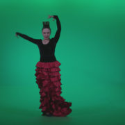 Flamenco-Red-and-Black-Dress-rb7-Green-Screen-Video-Footage_007 Green Screen Stock