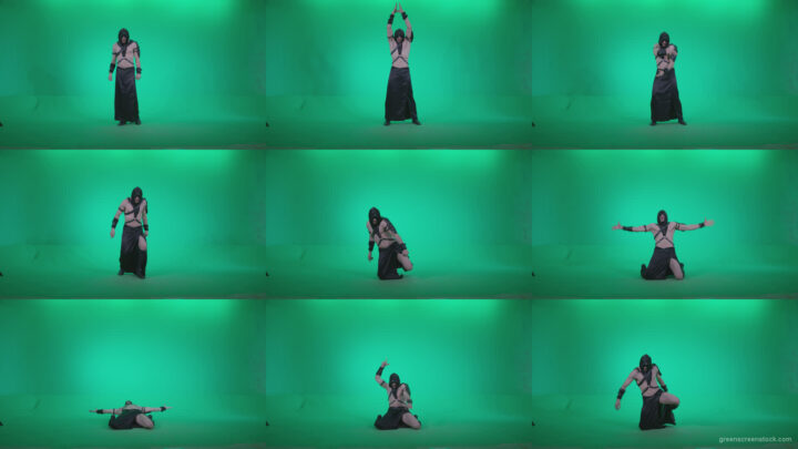 Go-go-Dancer-Assassin-g2 Green Screen Stock