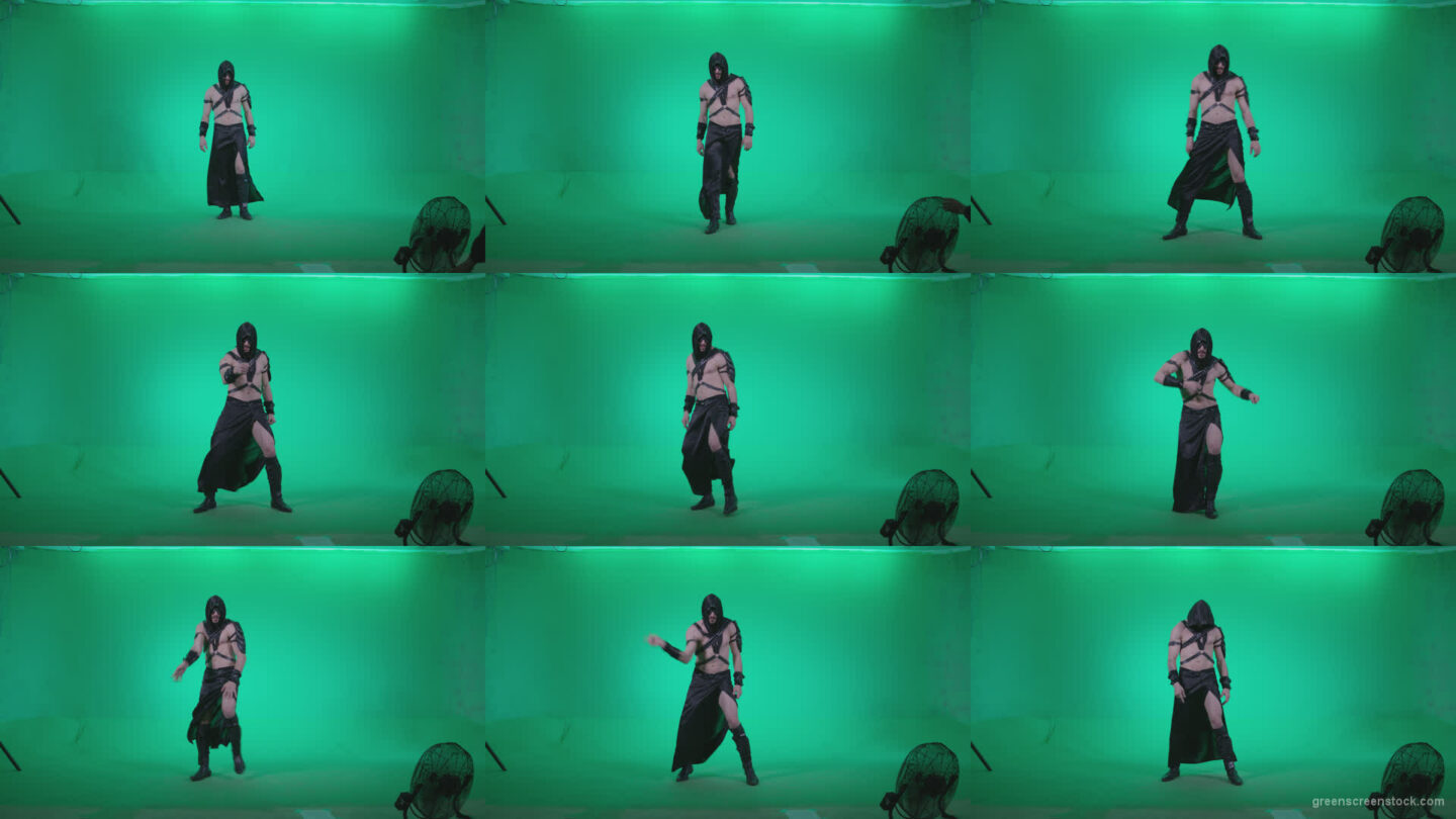 Go-go-Dancer-Assassin-g3 Green Screen Stock