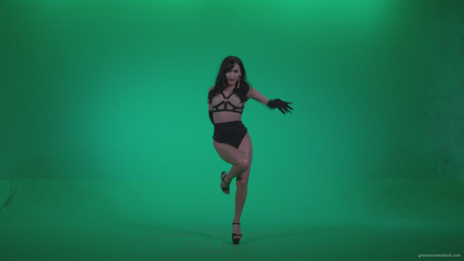 vj video background Go-go-Dancer-Black-Magic-y1-Green-Screen-Video-Footage_003