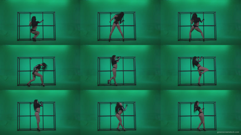 Go-go-Dancer-Black-Magic-y13-Green-Screen-Video-Footage Green Screen Stock