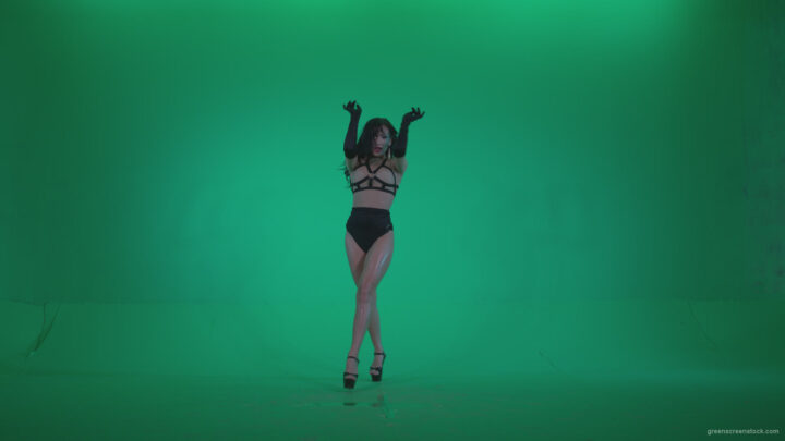 vj video background Go-go-Dancer-Black-Magic-y2-Green-Screen-Video-Footage_003