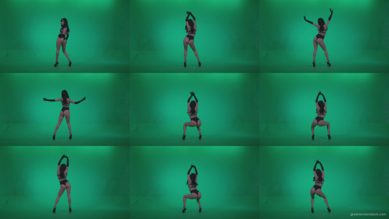 Go-go-Dancer-Black-Magic-y5-Green-Screen-Video-Footage Green Screen Stock