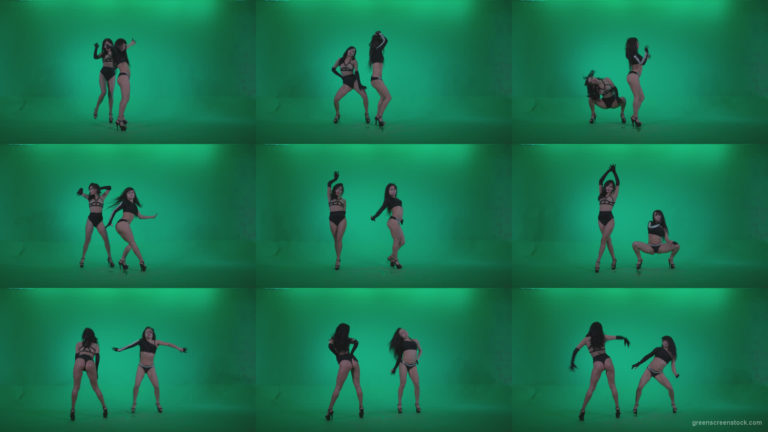 Go-go-Dancer-Black-Magic-y8-Green-Screen-Video-Footage Green Screen Stock