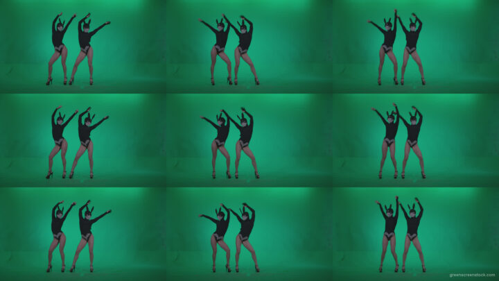 Go-go-Dancer-Black-Rabbit-u5-Green-Screen-Video-Footage Green Screen Stock
